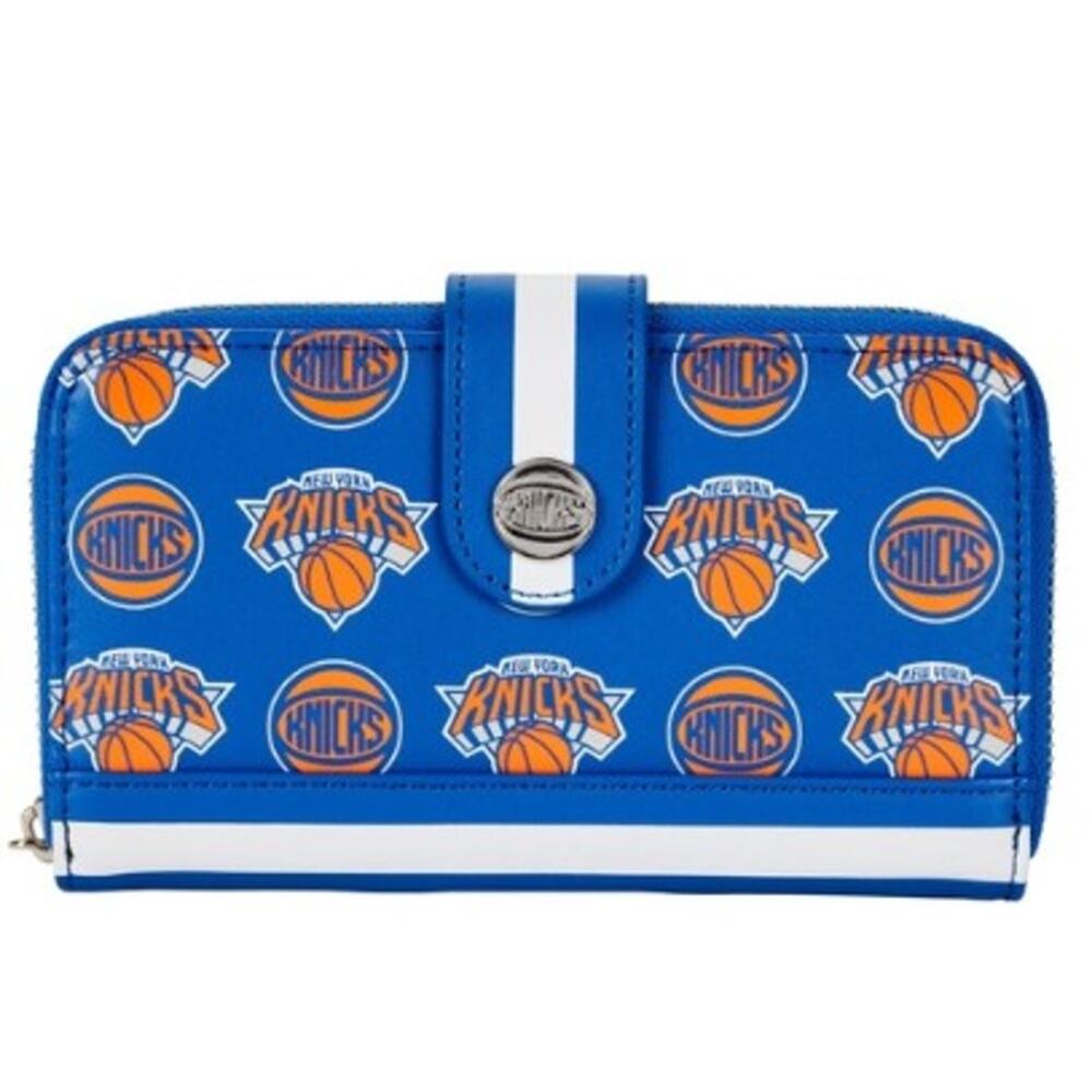 Loungefly NBA New York Knicks Logo Zip Around Wallet NWT